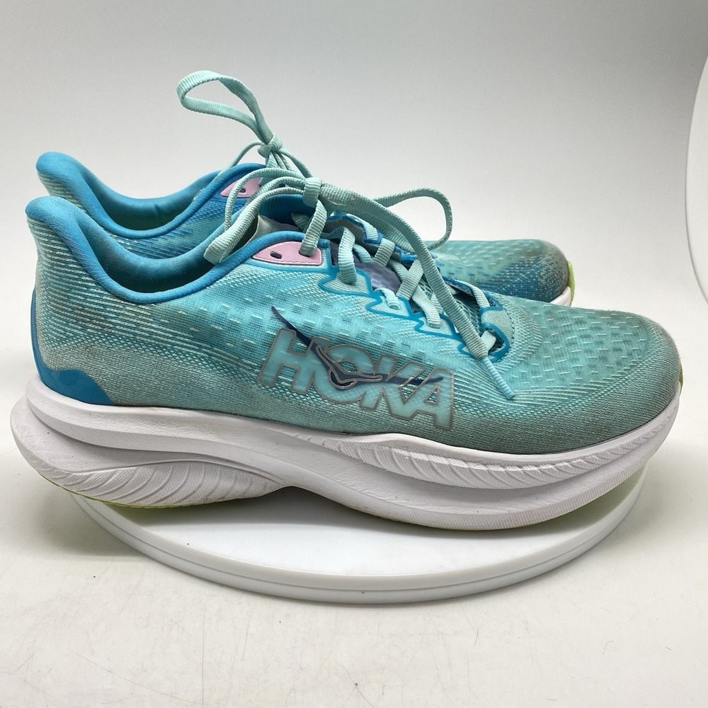 Hoka One One Sneakers Womens 9 B Mach 6 1147810 CSSW Running Gym Shoes